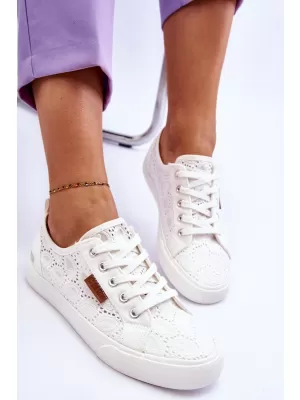 Női divatos tornacipő BIG STAR W274925 WHITE Big Star Shoes