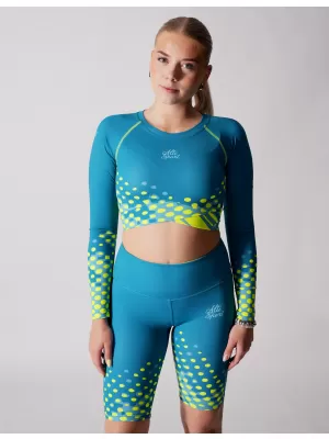 A nők funkcionális termés legfontosabb prémiumja ALTISPORT VOJ/ALW109TR04 SMARAGD/FLUO SÁRGA