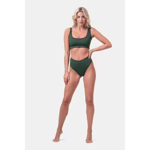  Bikini Active Black - karkötő felső 554 DARK GREEN Nebbia 