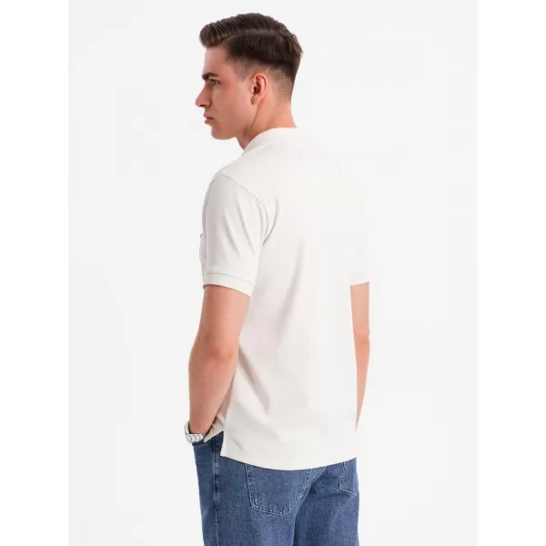  Férfi t -póló OMBRE OM-POSS-0148 FEHÉR 