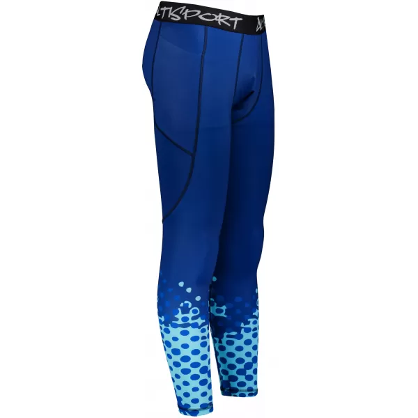  Férfi hosszú prémium sportleggings ALTISPORT VOJ/ALM109LEG01 KIRÁLYKÉK 