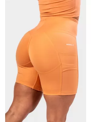 Kerékpáros rövidnadrág magas derékkal ELITE 467 ORANGE Nebbia