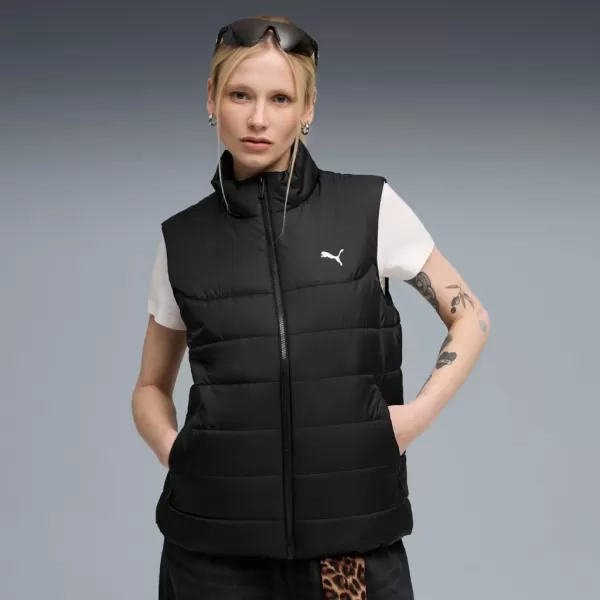  Női mellény PUMA ESS PADDED VEST 685229-01 FEKETE 