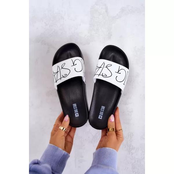  Női divatpapucs BIG STAR JJ274A275 WHITE Big Star Shoes 