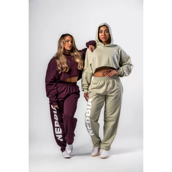  Bő bő melegítőnadrág BOYFRIEND STYLE 432 LIGHT GREEN Nebbia 