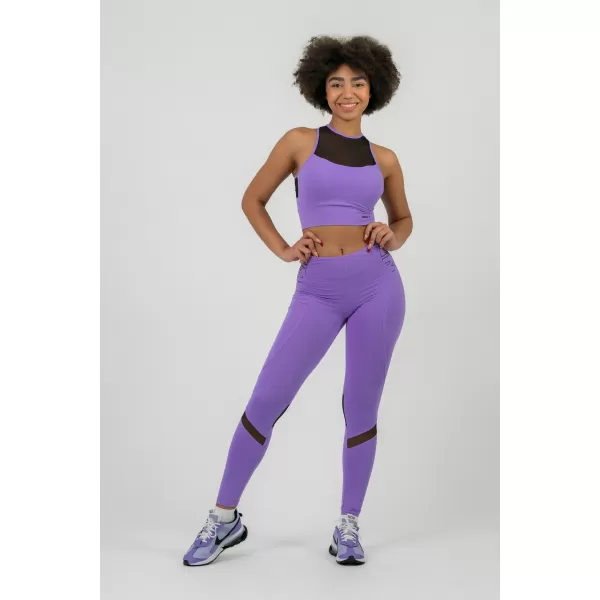  FIT Activewear leggings magas derékkal 443 LILA Nebbia 