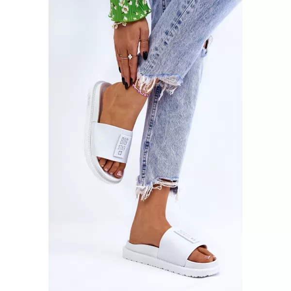  Női papucs BIG STAR LL274428 WHITE Big Star Shoes 