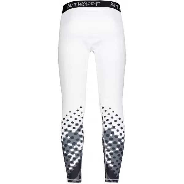  Férfi hosszú prémium sportleggings ALTISPORT VOJ/ALM109LEG01 FEHÉR 