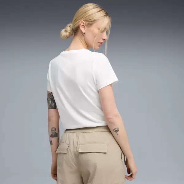  Ing PUMA ESS METALLIC NO. 1 LOGO TEE 631536-52 FEHÉR 