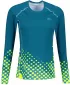 Női funkcionális T -piró hosszú ujjú prémiummal ALTISPORT VOJ/ALW109TR03 SMARAGD/FLUO SÁRGA