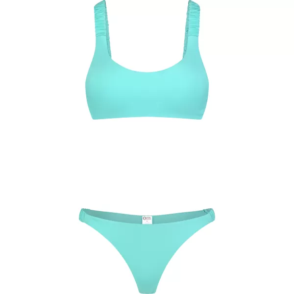  Női bikini - felső rész NORDBLANC NBSSS8209 TÜRKIZ 