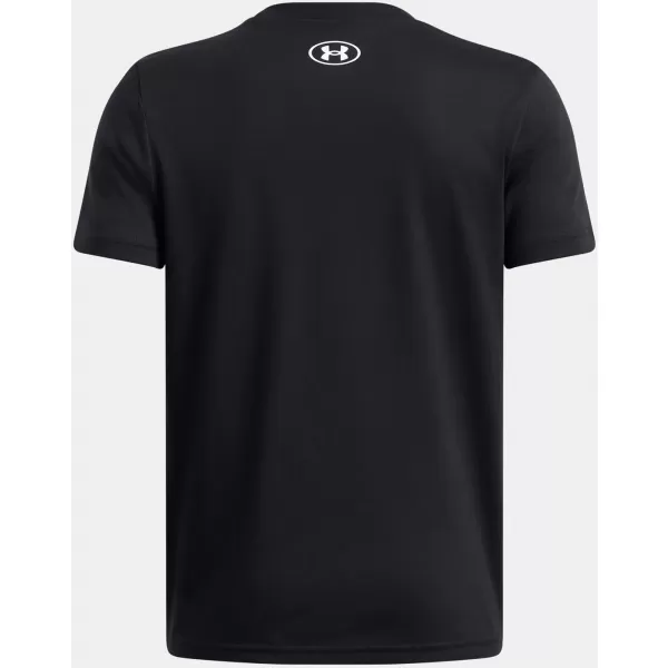  Fiú póló UNDER ARMOUR B SPORTSTYLE LC SS 1389962-001 FEKETE 