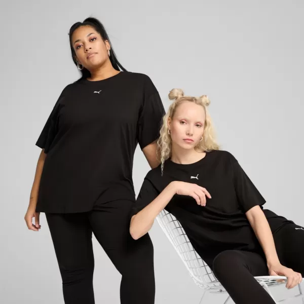 Ing PUMA ESS RELAXED TEE 684971-01 FEKETE 