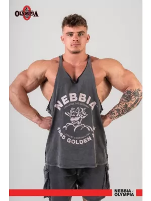 Mosott izom hát stringer GOLDEN AGE 791 BLACK Nebbia