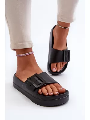 Női papucsok BIG STAR NN274A662 BLACK Big Star Shoes