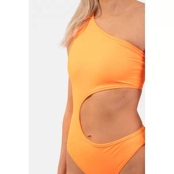  Orange Asymmetric egy vállú monokini 458 ORANGE Nebbia 