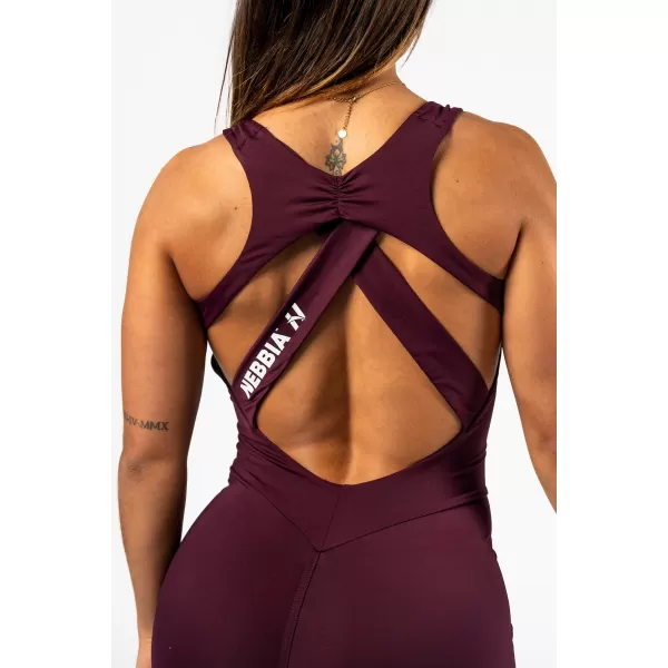  Formáló fitness overall STRONG BEAUTY 427 DARK RED Nebbia 