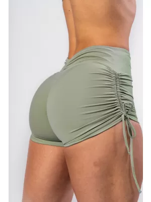Push-up rövidnadrág fűzéssel STRONG BEAUTY 429 LIGHT GREEN Nebbia