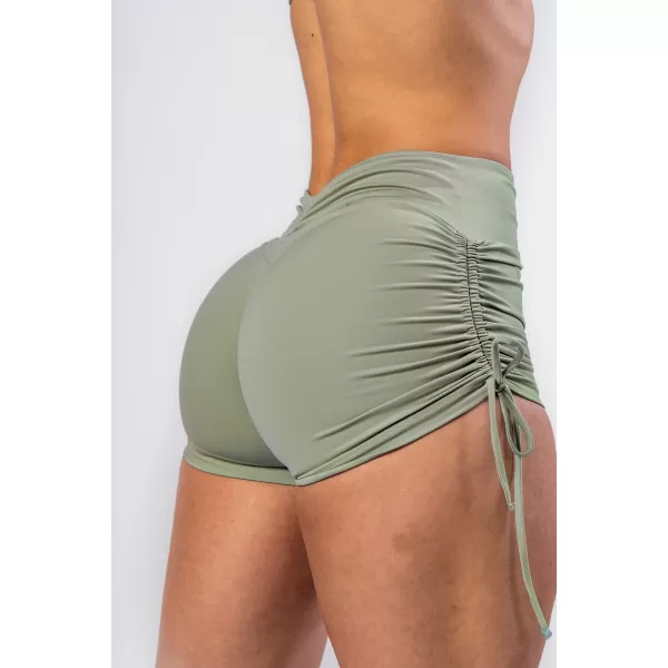  Push-up rövidnadrág fűzéssel STRONG BEAUTY 429 LIGHT GREEN Nebbia 