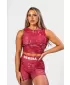Crop top ROUGH GIRL 617 RED Nebbia
