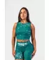 Crop top ROUGH GIRL 617 GREEN Nebbia