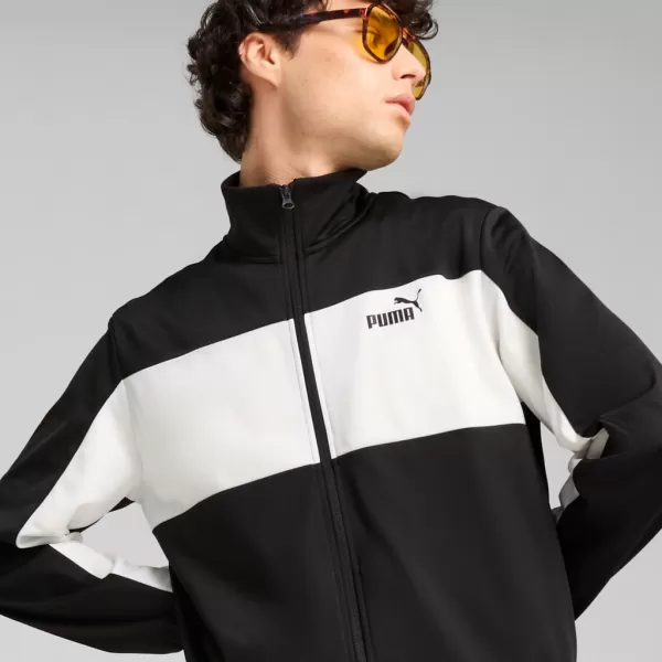  Férfi készlet PUMA POLY COLORBLOCK SUIT 687304-01 FEKETE 