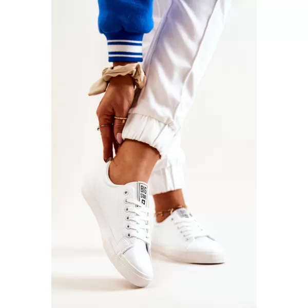  Női bőr tornacipő BIG STAR JJ274311 WHITE Big Star Shoes 