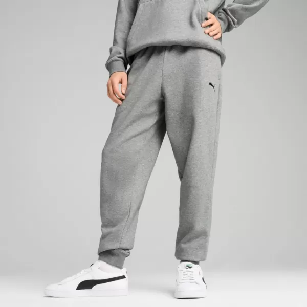  Férfi zeneszámok PUMA ESS SWEATPANTS FL CL 682614-03 SZÜRKE 