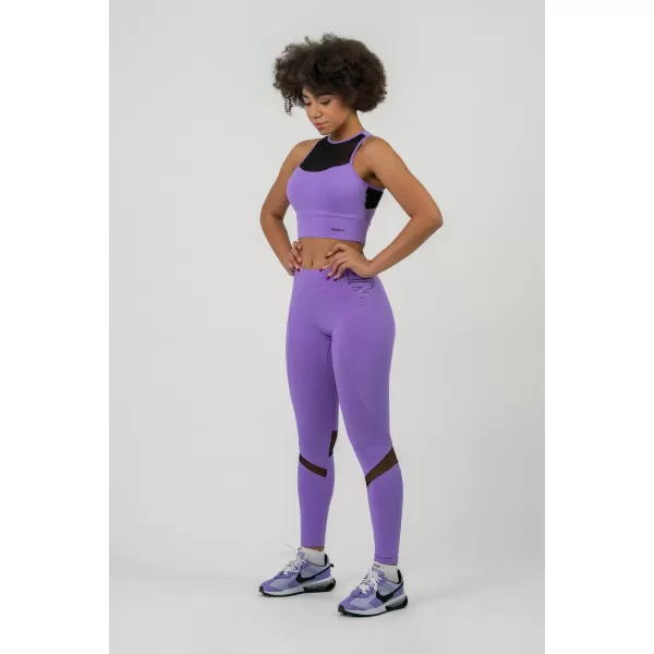  FIT Activewear leggings magas derékkal 443 LILA Nebbia 