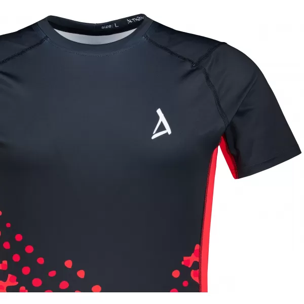  Férfi funkcionális tömörítés T -piró prémium ALTISPORT VOJ/ALM109TR04 PIROS/FEKETE 
