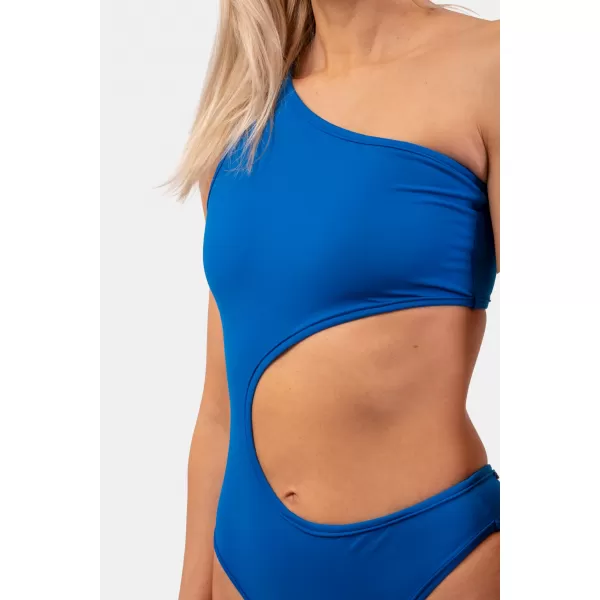  Aszimmetrikus egy vállú monokini 459 BLUE Nebbia 