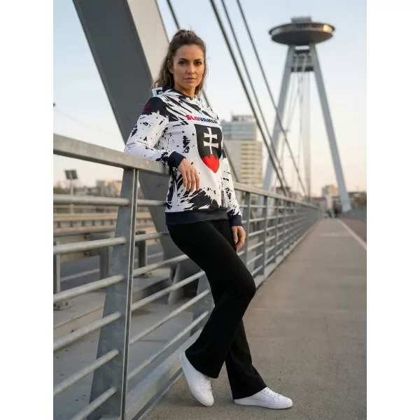  Női funkcionális pulóver prémium ALTISPORT VOJ/ALW036SL/MI01 ABSZTRAKCIÓ 