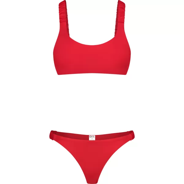  Női bikini - felső rész NORDBLANC NBSSS8209 PIROS 