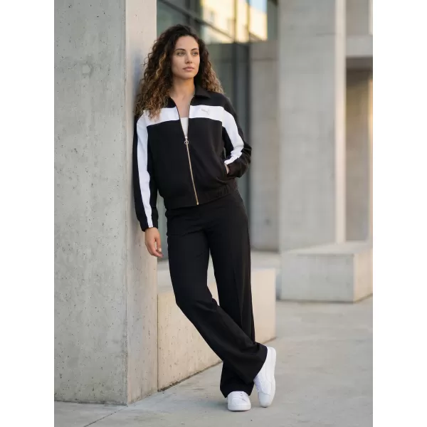  Női kabát PUMA T7 RELAXED TRACK JACKET 632137-01 FEKETE 