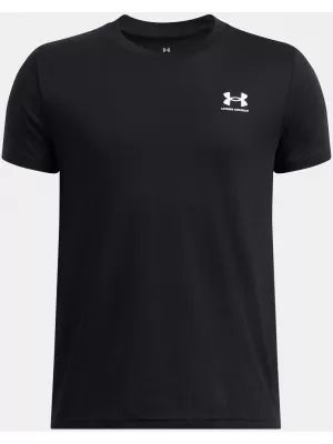 Fiú póló UNDER ARMOUR B SPORTSTYLE LC SS 1389962-001 FEKETE