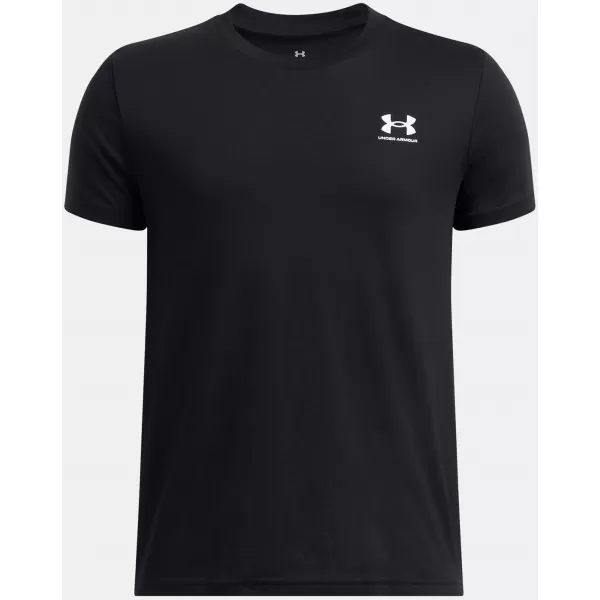  Fiú póló UNDER ARMOUR B SPORTSTYLE LC SS 1389962-001 FEKETE 