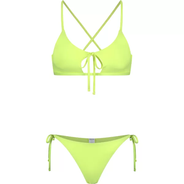  Női bikini - felső rész NORDBLANC NBSSS8211 SÁRGA 