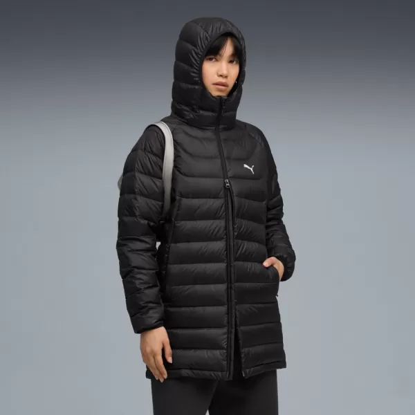  Női kabát PUMA PACKLITE HOODED DOWN COAT 685235-01 FEKETE 
