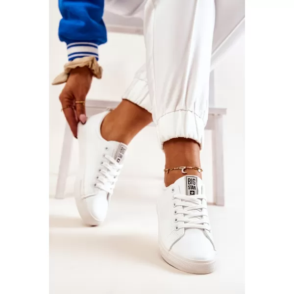  Női bőr tornacipő BIG STAR JJ274311 WHITE Big Star Shoes 