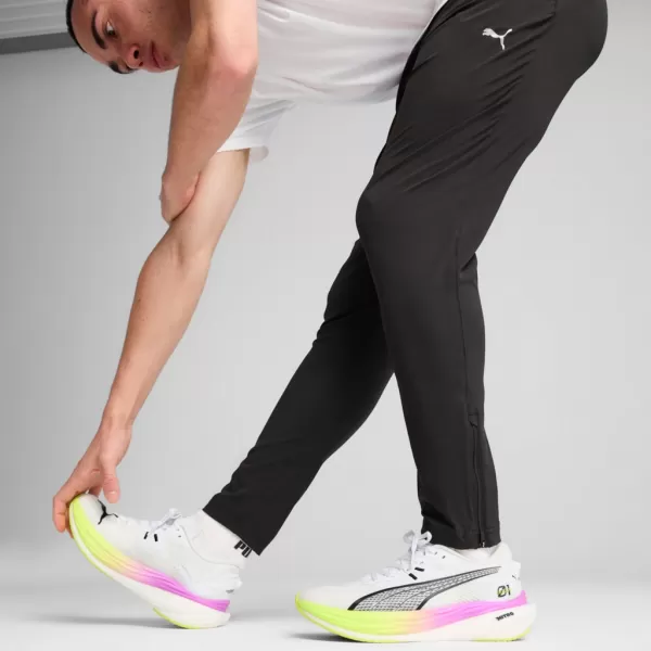  Nadrág PUMA M RUN VELOCITY TAPERED PANT 526775-01 FEKETE 