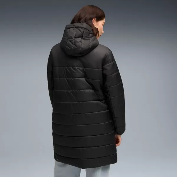  Női kabát PUMA ESS HOODED PADDED PARKA 685232-01 FEKETE 