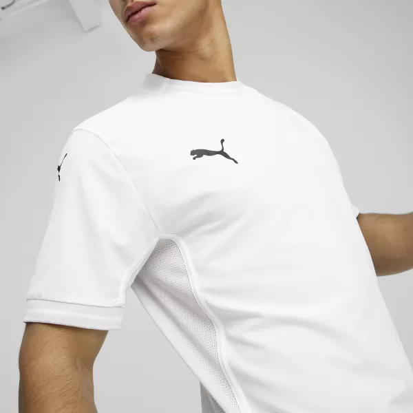  Ing PUMA TEAMFINAL JERSEY 705737_04 PUMA WHITE/FEKETE/FEATHERGRAY 