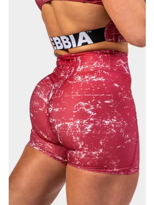 HAMMIES 615 RED Nebbia magas derekú 5 hüvelykes leggings rövidnadrág