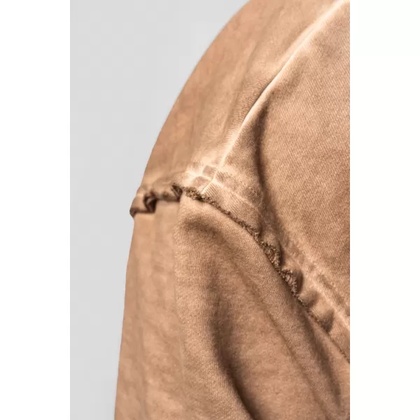  Kimosott pulóver cipzárral GYM BRO 362 LIGHT BROWN Nebbia 