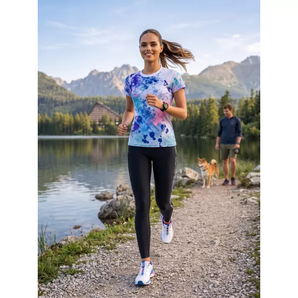  Prémium funkcionális női póló ALTISPORT VOJ/ALW055TR01 LILA/KÉK 