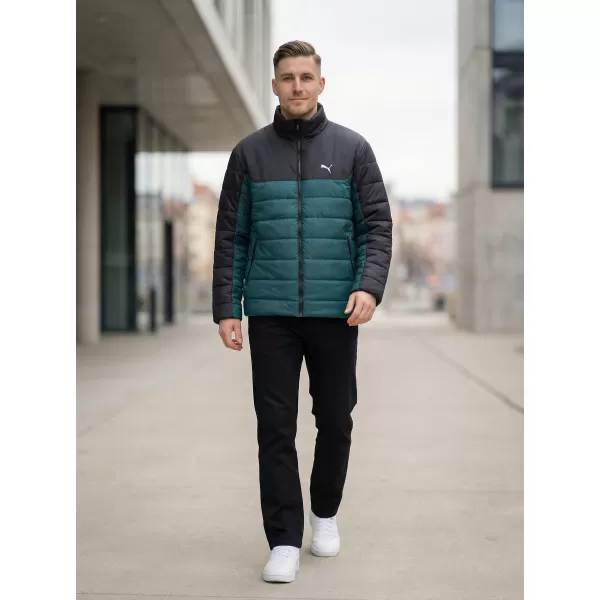  Férfi dzseki PUMA ESS PADDED JACKET 685210-75 ZÖLD 
