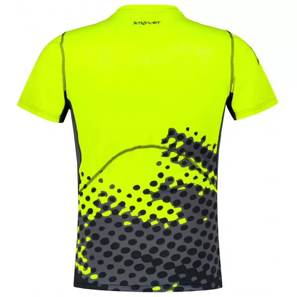  Férfi funkcionális tömörítés T -piró prémium ALTISPORT VOJ/ALM109TR04 FLUO SÁRGA 