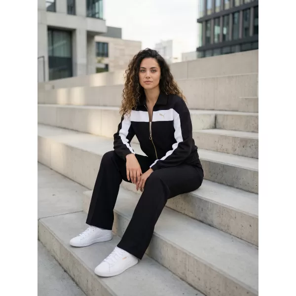  Női kabát PUMA T7 RELAXED TRACK JACKET 632137-01 FEKETE 