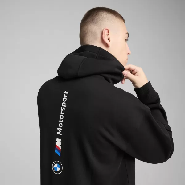  Férfi pulóver PUMA BMW MMS ESS+ FZ HDED JACKET 630629_01 PUMA FEKETE 