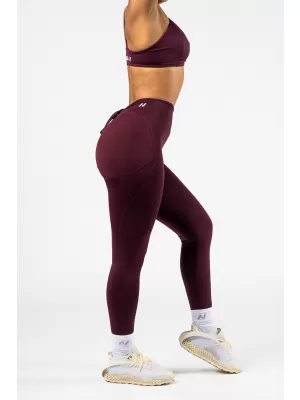 Formázó leggings fűzéssel STRONG BEAUTY 426 DARK RED Nebbia